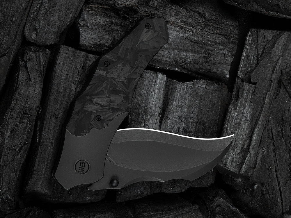 # ** HERE NOW ** - WE Knives - WE24042 ORC BOSS - 3.82 INCH 20CV Blade - Titanium Handle - Grant Chambers Design