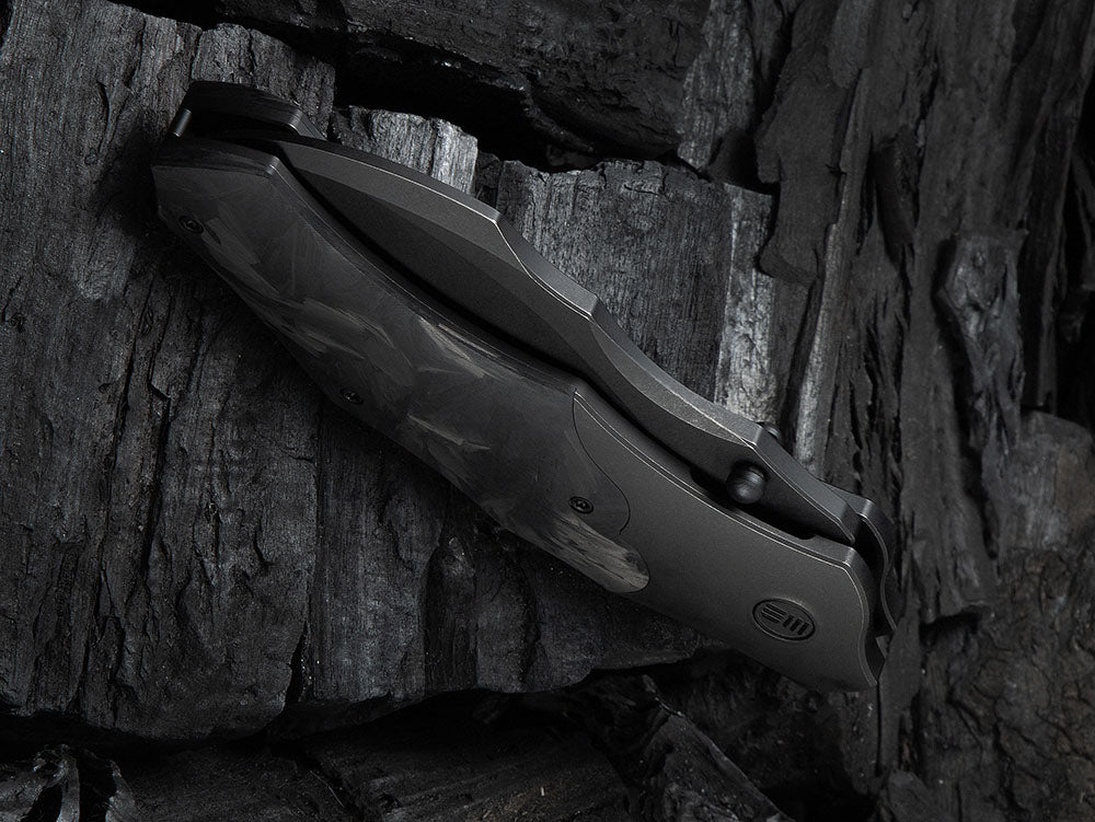 # ** HERE NOW ** - WE Knives - WE24042 ORC BOSS - 3.82 INCH 20CV Blade - Titanium Handle - Grant Chambers Design
