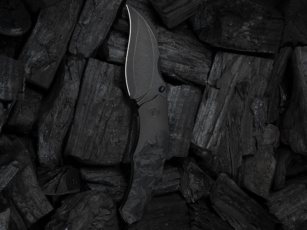 # ** HERE NOW ** - WE Knives - WE24042 ORC BOSS - 3.82 INCH 20CV Blade - Titanium Handle - Grant Chambers Design