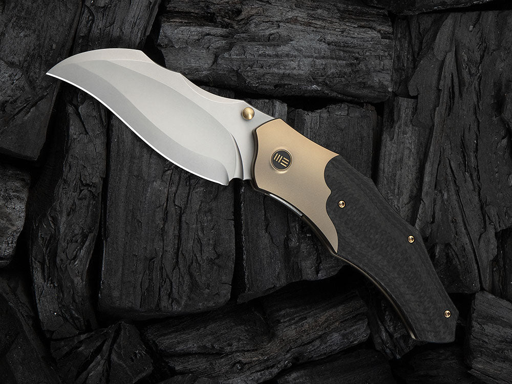 # ** HERE NOW ** - WE Knives - WE24042 ORC BOSS - 3.82 INCH 20CV Blade - Titanium Handle - Grant Chambers Design