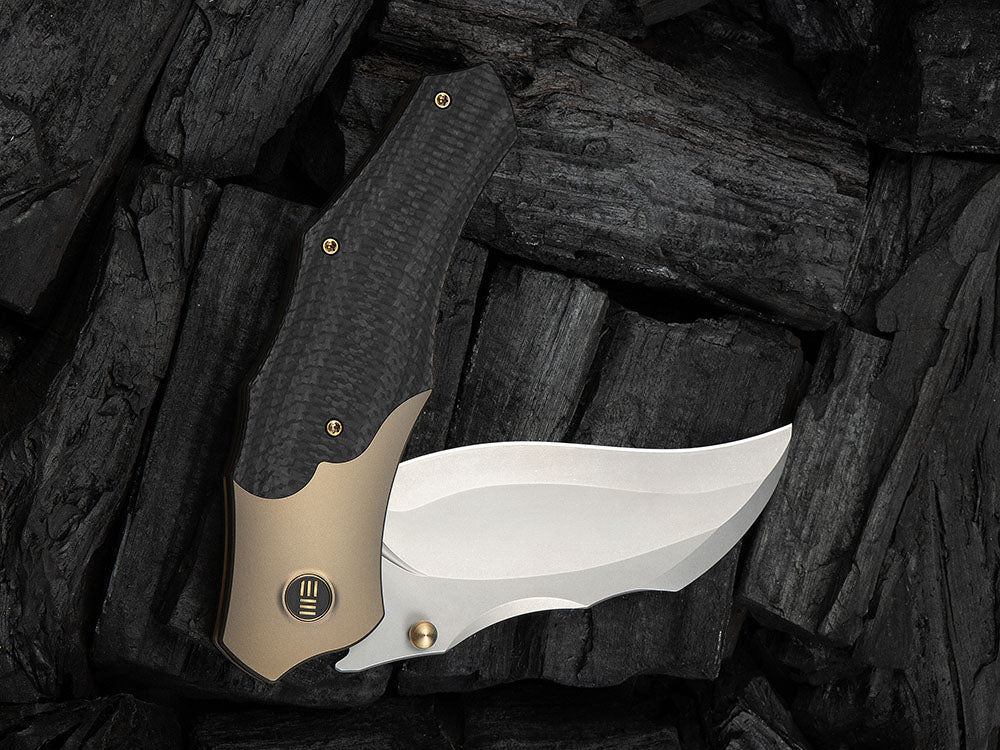 # ** HERE NOW ** - WE Knives - WE24042 ORC BOSS - 3.82 INCH 20CV Blade - Titanium Handle - Grant Chambers Design