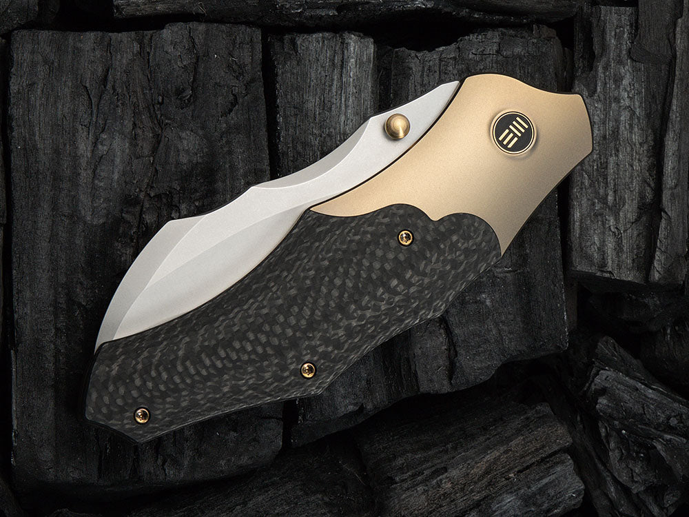 # ** HERE NOW ** - WE Knives - WE24042 ORC BOSS - 3.82 INCH 20CV Blade - Titanium Handle - Grant Chambers Design