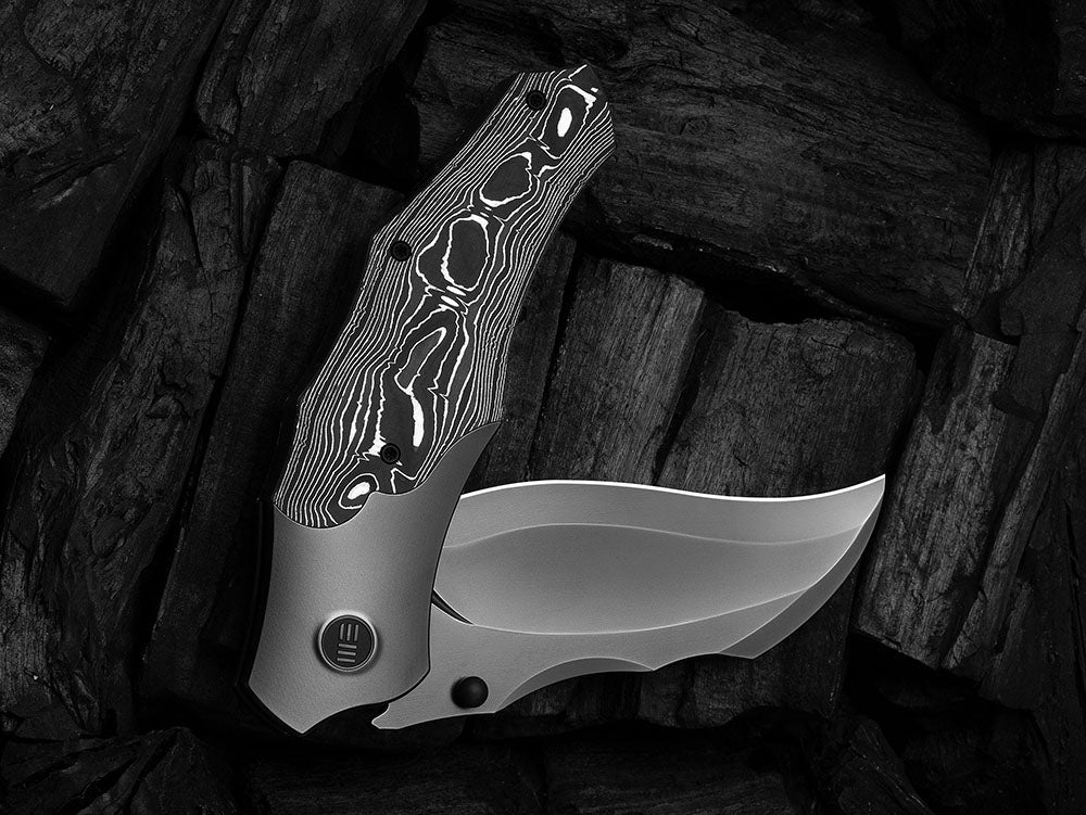 # ** HERE NOW ** - WE Knives - WE24042 ORC BOSS - 3.82 INCH 20CV Blade - Titanium Handle - Grant Chambers Design