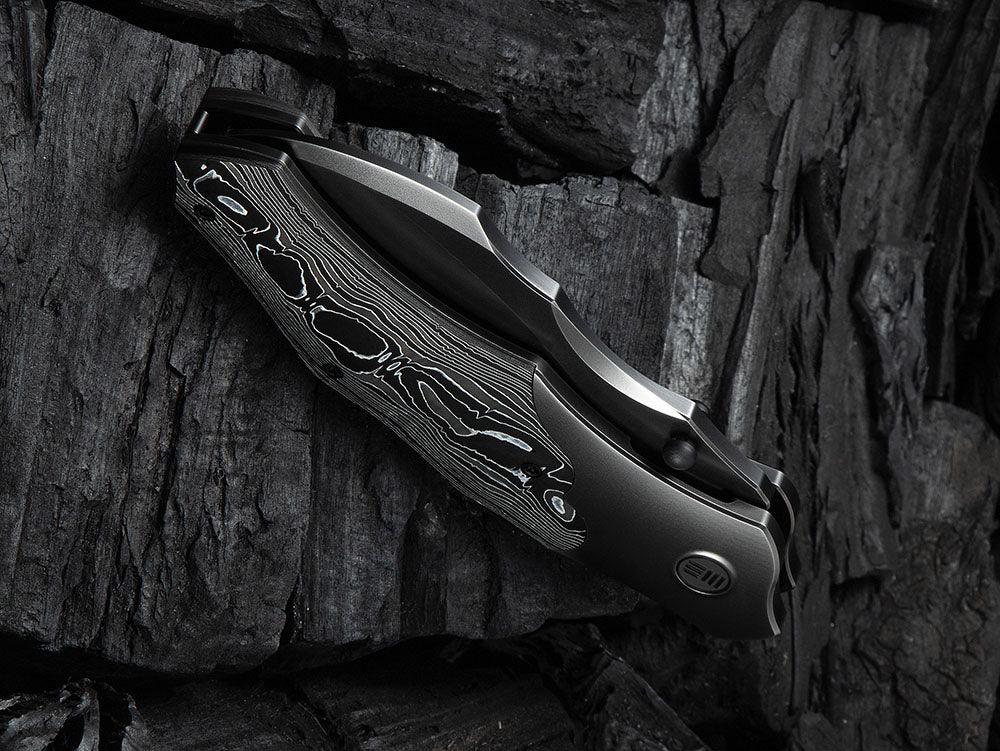 # ** HERE NOW ** - WE Knives - WE24042 ORC BOSS - 3.82 INCH 20CV Blade - Titanium Handle - Grant Chambers Design