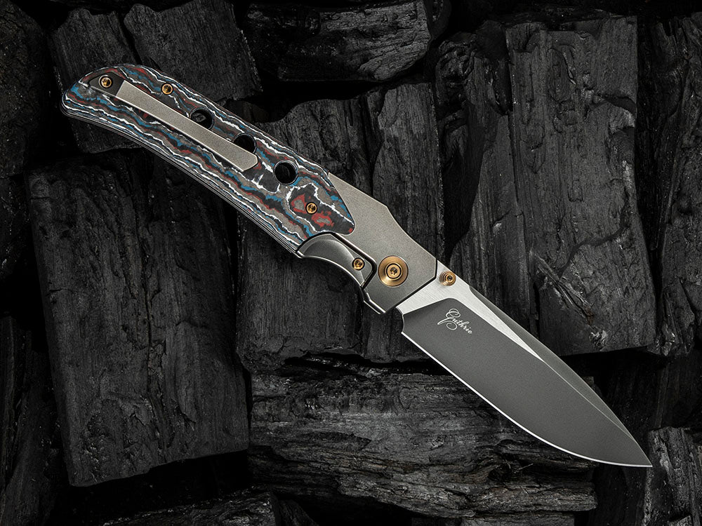 # ** HERE NOW ** - WE Knives - WE23072B GUTHRIE - 3.94 INCH 20CV Blade - JASON GUTHRIE DESGIN