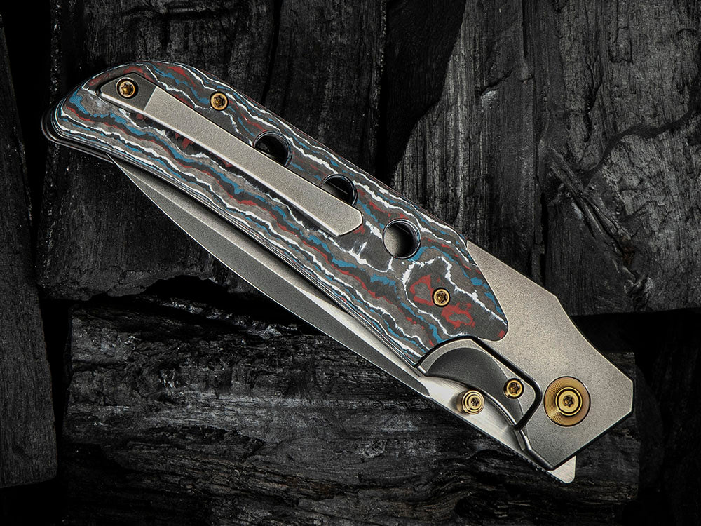 # ** HERE NOW ** - WE Knives - WE23072B GUTHRIE - 3.94 INCH 20CV Blade - JASON GUTHRIE DESGIN