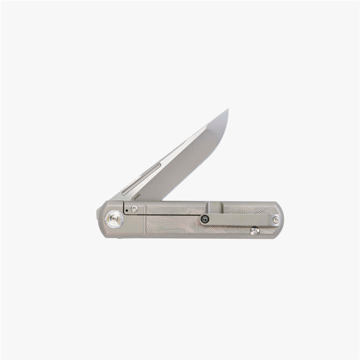 # ** ALMOST GONE ** Liong Mah - T-1 TANTO - M390 Blade - Mokuti - Fat Carbon - Titanium Handles - LIMITED EDITION