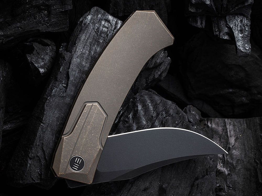 ** CANCELLED LAY BUY SALE ** - WE Knives - WE21015 SHUDDAN - 3.4 INCH 20CV Blade - Titanium Handle - Rafal Brzeski