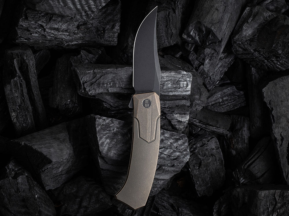 ** CANCELLED LAY BUY SALE ** - WE Knives - WE21015 SHUDDAN - 3.4 INCH 20CV Blade - Titanium Handle - Rafal Brzeski