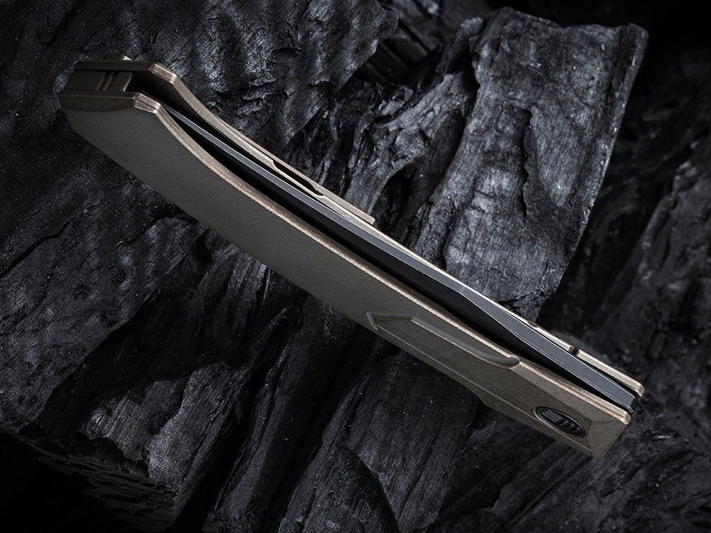 ** CANCELLED LAY BUY SALE ** - WE Knives - WE21015 SHUDDAN - 3.4 INCH 20CV Blade - Titanium Handle - Rafal Brzeski