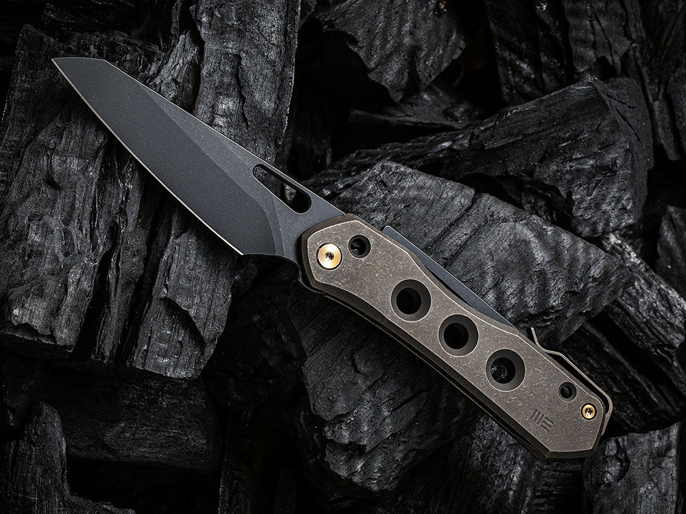 # ** NOW HERE ** WE Knife WE21031 - SNECX VISION R - 20CV Blade - NEW TIGER STRIPE MODEL