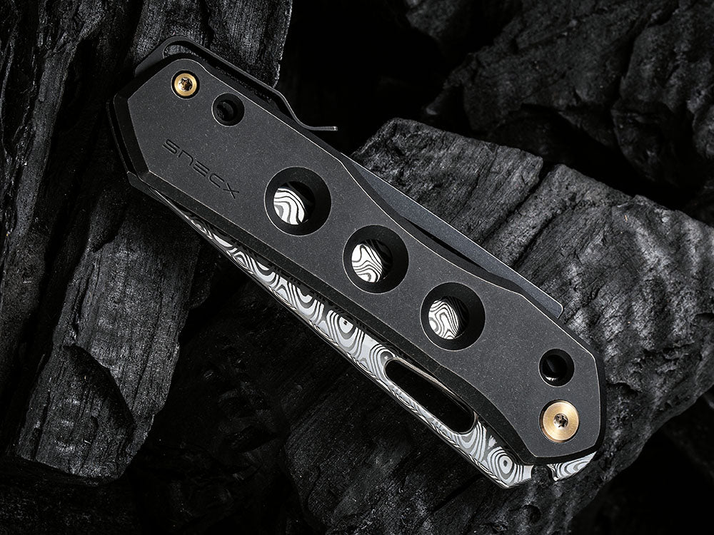 # ** NOW HERE ** WE Knife WE21031 - SNECX VISION R - 20CV Blade - NEW TIGER STRIPE MODEL