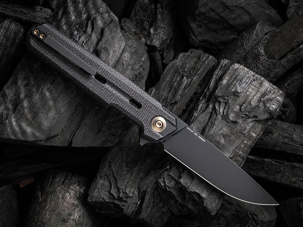 # ** HERE NOW ** WE Knife - WE22026 NAVO - 20CV Blade - Titanium Handle - OSTAP HEL DESIGN - True Talon
