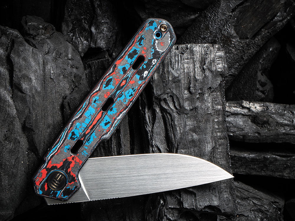 # ** HERE NOW ** WE Knife - WE22026 NAVO - 20CV Blade - Titanium Handle - OSTAP HEL DESIGN - True Talon
