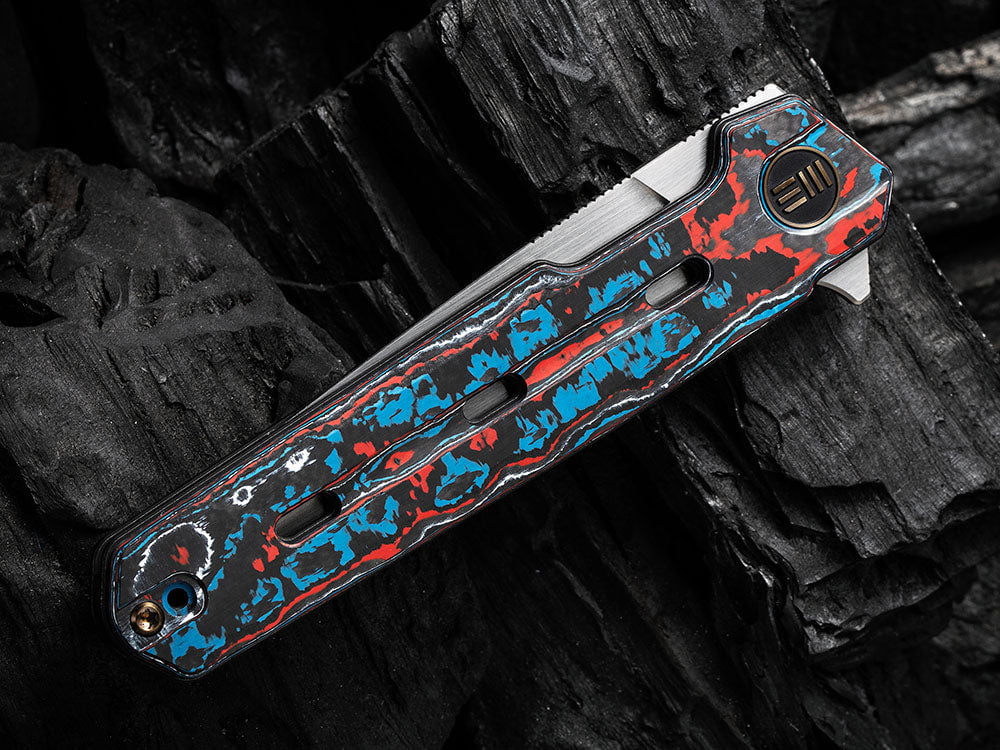# ** HERE NOW ** WE Knife - WE22026 NAVO - 20CV Blade - Titanium Handle - OSTAP HEL DESIGN - True Talon