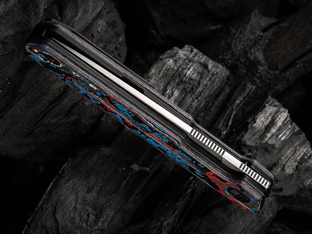 # ** HERE NOW ** WE Knife - WE22026 NAVO - 20CV Blade - Titanium Handle - OSTAP HEL DESIGN - True Talon
