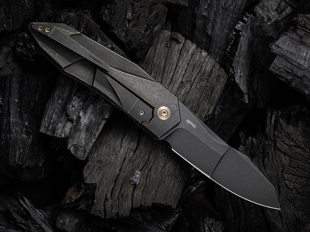# ** HERE NOW ** WE Knife - WE22028 SOLID - 20CV Blade - Integral Titanium Handle - GTC DESIGN - True Talon