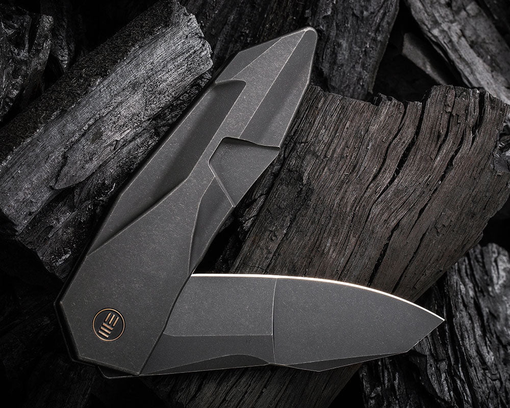 # ** HERE NOW ** WE Knife - WE22028 SOLID - 20CV Blade - Integral Titanium Handle - GTC DESIGN - True Talon