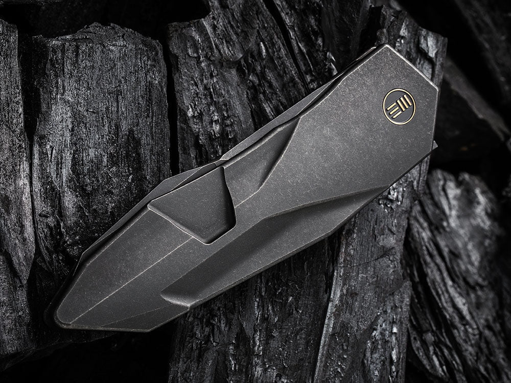 # ** HERE NOW ** WE Knife - WE22028 SOLID - 20CV Blade - Integral Titanium Handle - GTC DESIGN - True Talon
