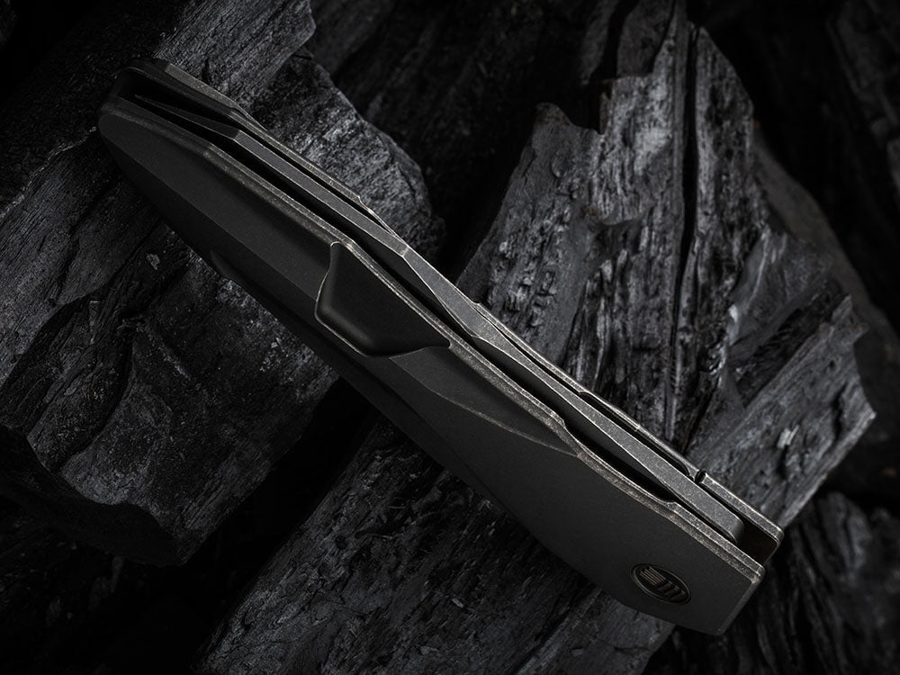 # ** HERE NOW ** WE Knife - WE22028 SOLID - 20CV Blade - Integral Titanium Handle - GTC DESIGN - True Talon