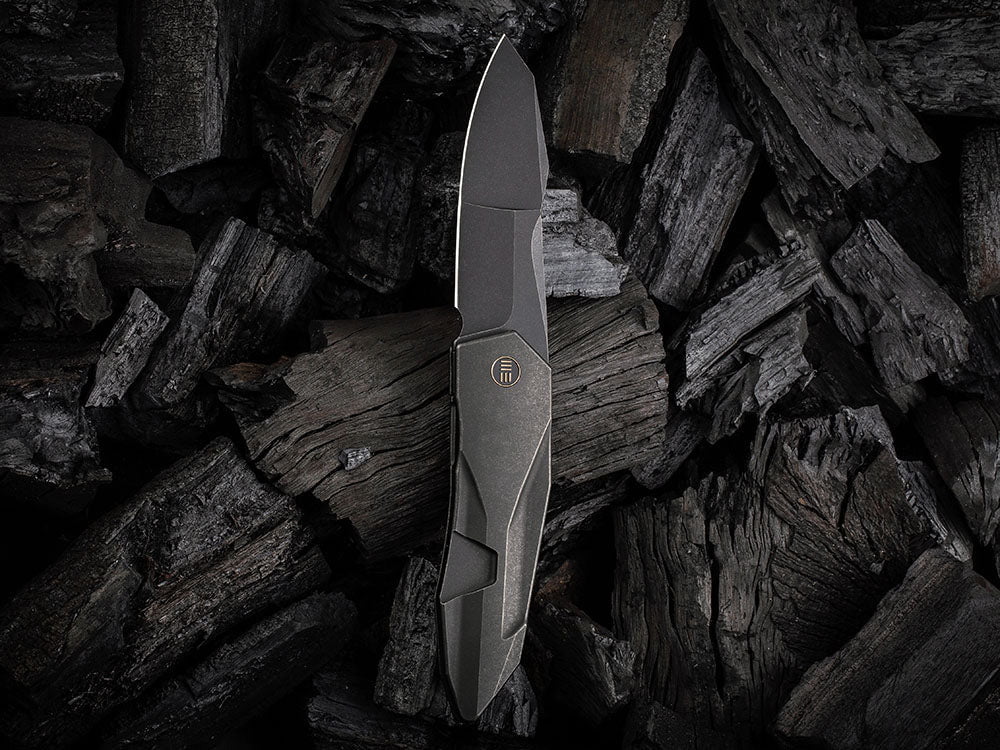 # ** HERE NOW ** WE Knife - WE22028 SOLID - 20CV Blade - Integral Titanium Handle - GTC DESIGN - True Talon