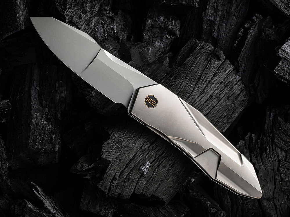 # ** HERE NOW ** WE Knife - WE22028 SOLID - 20CV Blade - Integral Titanium Handle - GTC DESIGN - True Talon