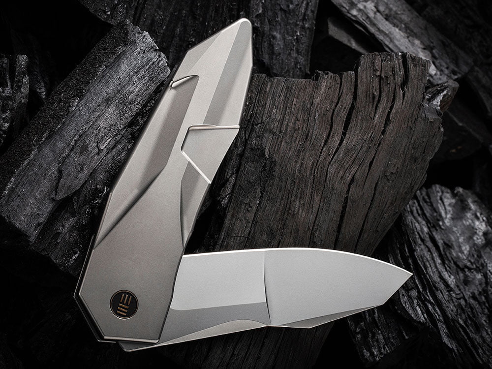 # ** HERE NOW ** WE Knife - WE22028 SOLID - 20CV Blade - Integral Titanium Handle - GTC DESIGN - True Talon