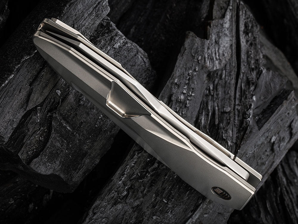 # ** HERE NOW ** WE Knife - WE22028 SOLID - 20CV Blade - Integral Titanium Handle - GTC DESIGN - True Talon