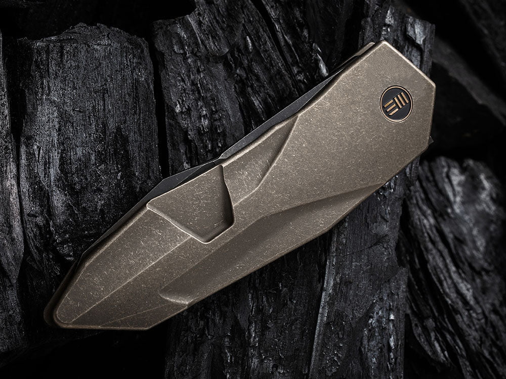# ** HERE NOW ** WE Knife - WE22028 SOLID - 20CV Blade - Integral Titanium Handle - GTC DESIGN - True Talon