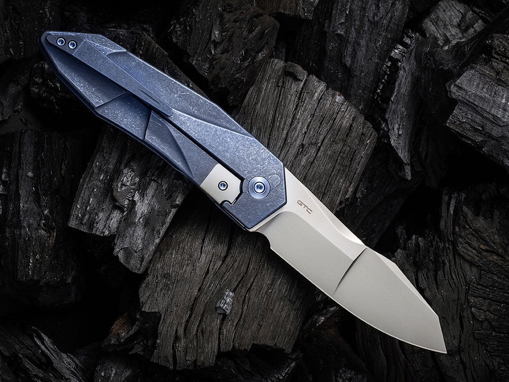 # ** HERE NOW ** WE Knife - WE22028 SOLID - 20CV Blade - Integral Titanium Handle - GTC DESIGN - True Talon