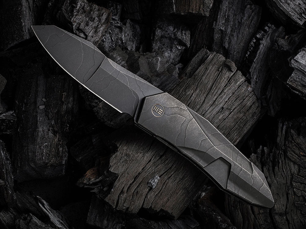 # ** HERE NOW ** WE Knife - WE22028 SOLID - 20CV Blade - Integral Titanium Handle - GTC DESIGN - True Talon