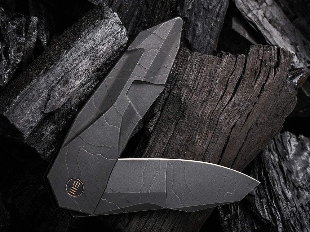 # ** HERE NOW ** WE Knife - WE22028 SOLID - 20CV Blade - Integral Titanium Handle - GTC DESIGN - True Talon