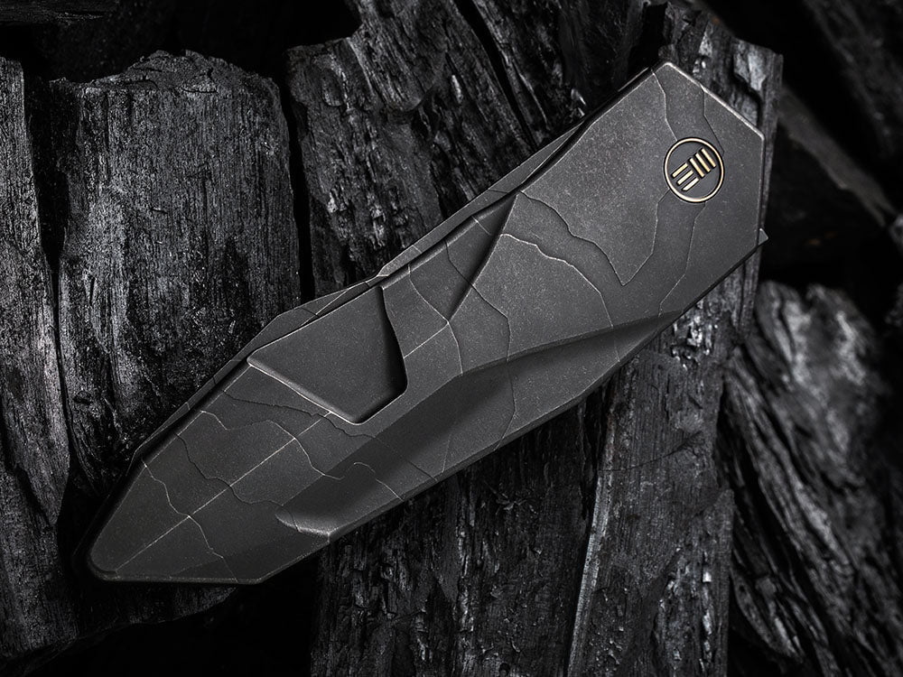 # ** HERE NOW ** WE Knife - WE22028 SOLID - 20CV Blade - Integral Titanium Handle - GTC DESIGN - True Talon