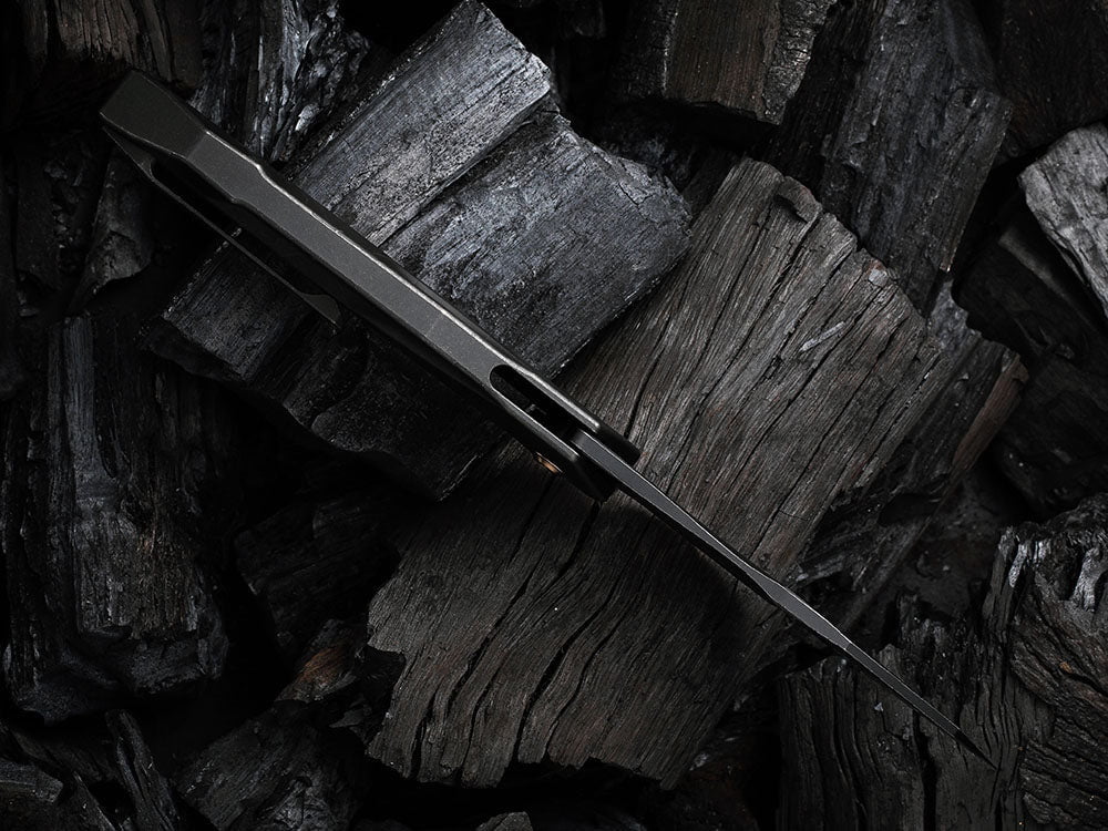 # ** HERE NOW ** WE Knife - WE22028 SOLID - 20CV Blade - Integral Titanium Handle - GTC DESIGN - True Talon