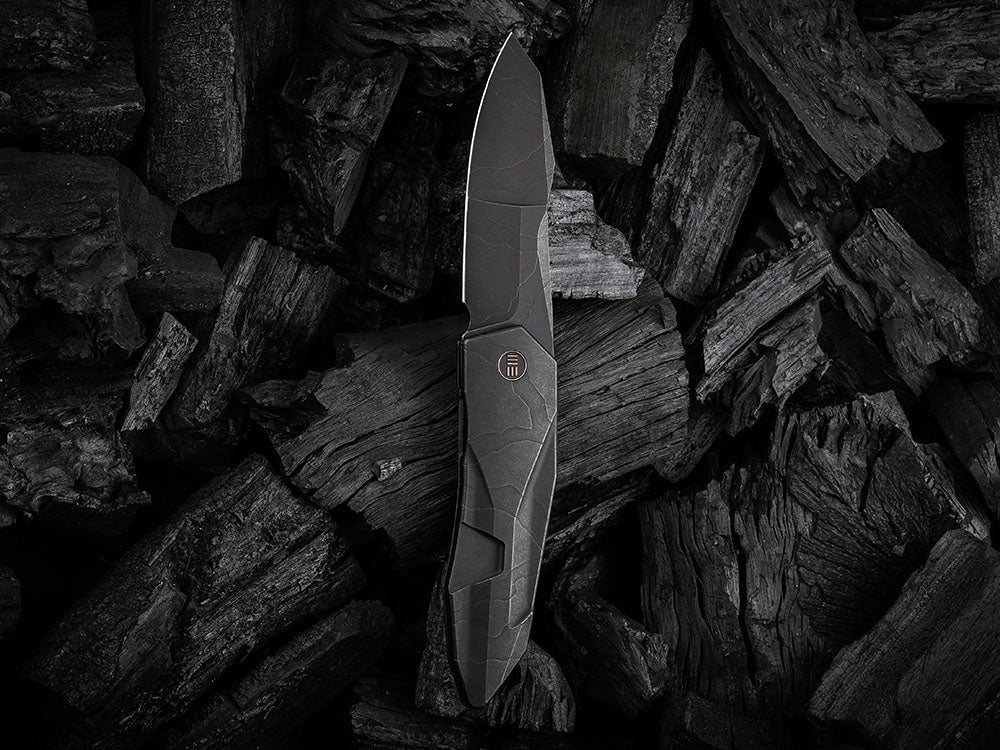 # ** HERE NOW ** WE Knife - WE22028 SOLID - 20CV Blade - Integral Titanium Handle - GTC DESIGN - True Talon
