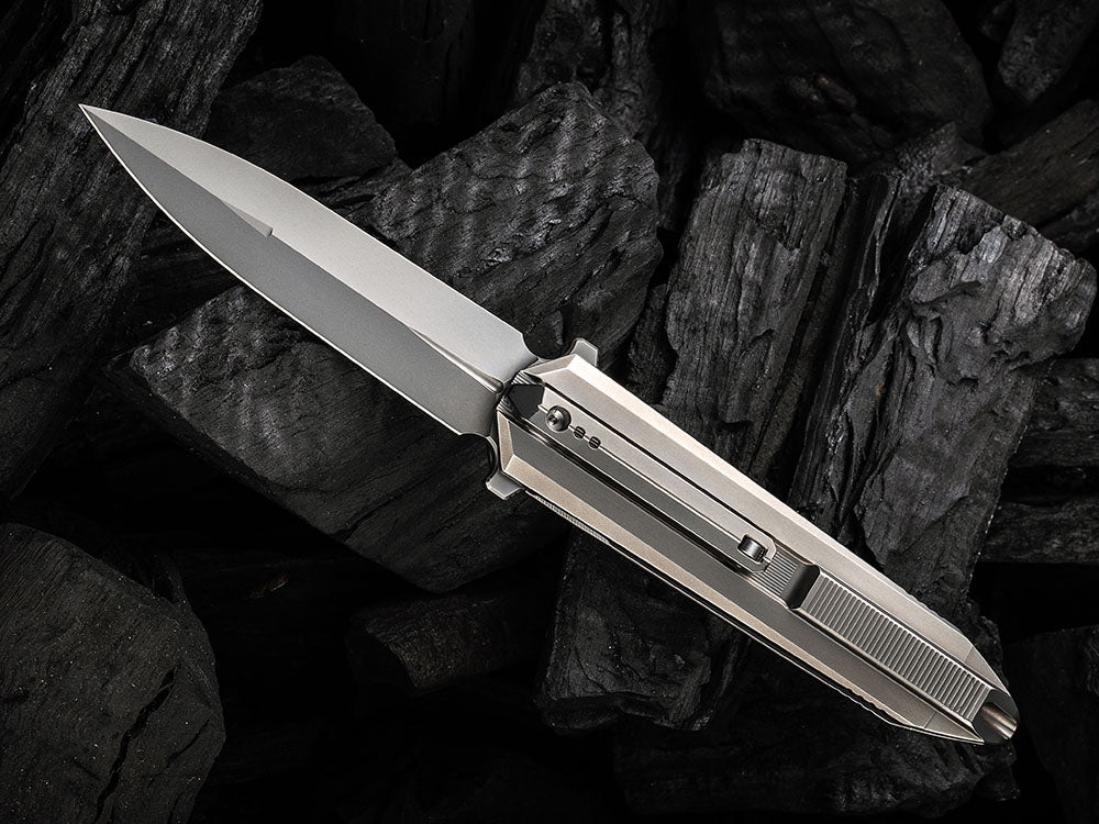 # ** HERE NOW ** WE Knife - WE22032 DIATOMIC - 20CV Blade - Titanium Handle - LIMITED EDITION