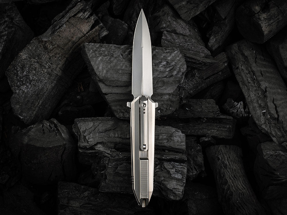 # ** HERE NOW ** WE Knife - WE22032 DIATOMIC - 20CV Blade - Titanium Handle - LIMITED EDITION