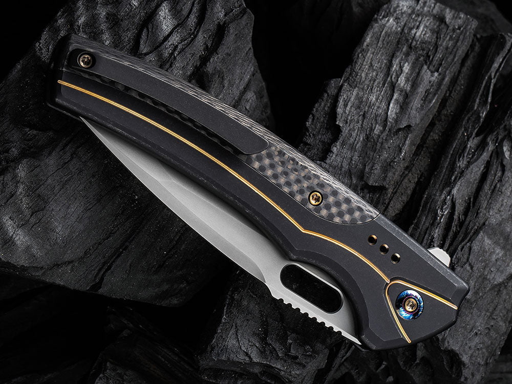 # ** HERE NOW ** WE Knife - WE22038 EXCITON - 20CV Blade - INTEGRAL BACKSPACER - True Talon