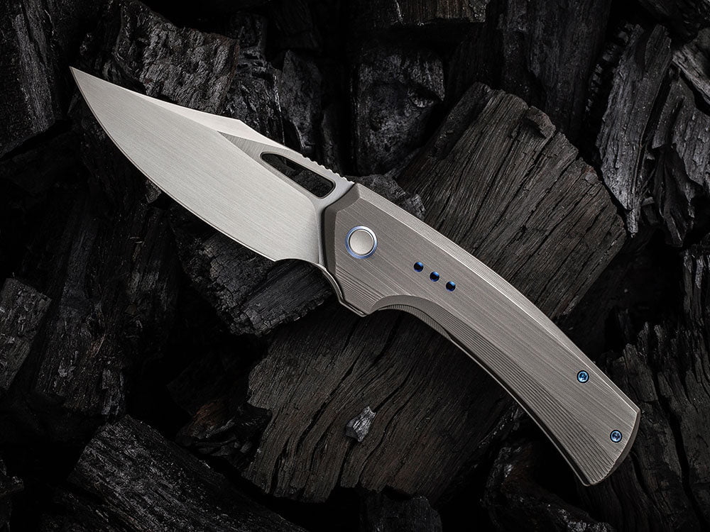 # ** HERE NOW ** WE Knife - WE22040 NEFARIS - 20CV Blade - Titanium Handle - True Talon
