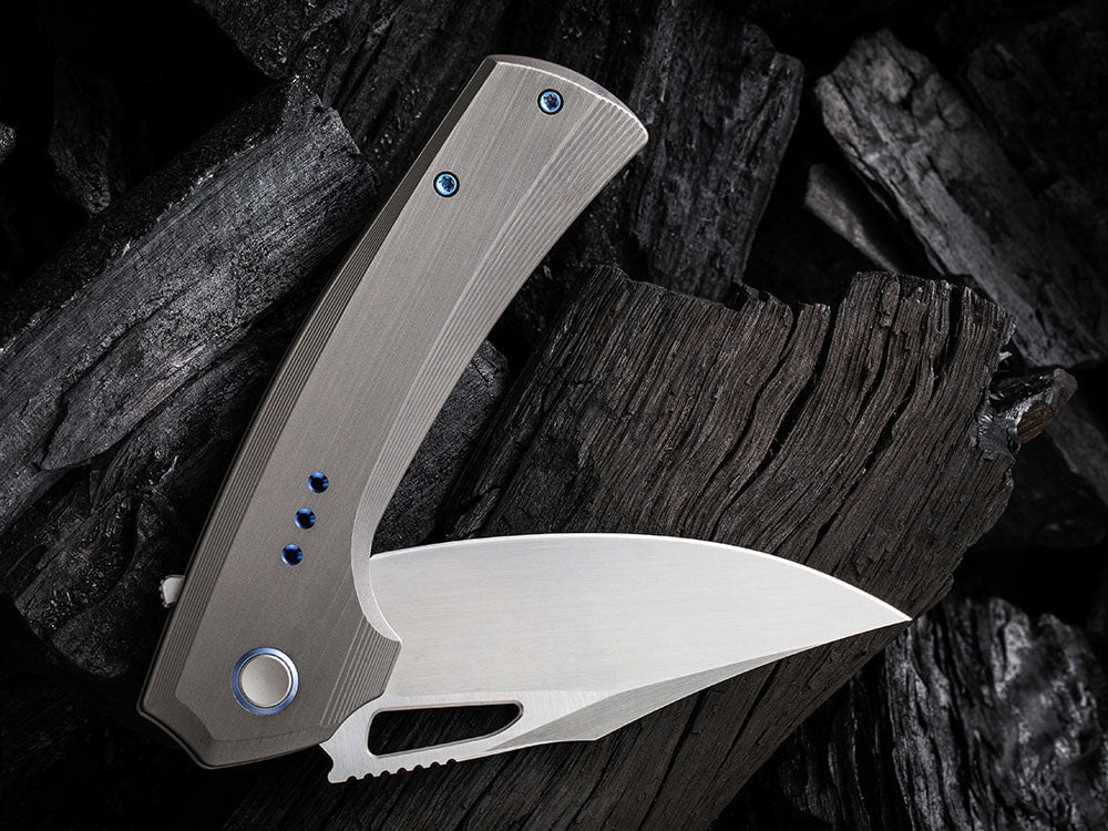 # ** HERE NOW ** WE Knife - WE22040 NEFARIS - 20CV Blade - Titanium Handle - True Talon
