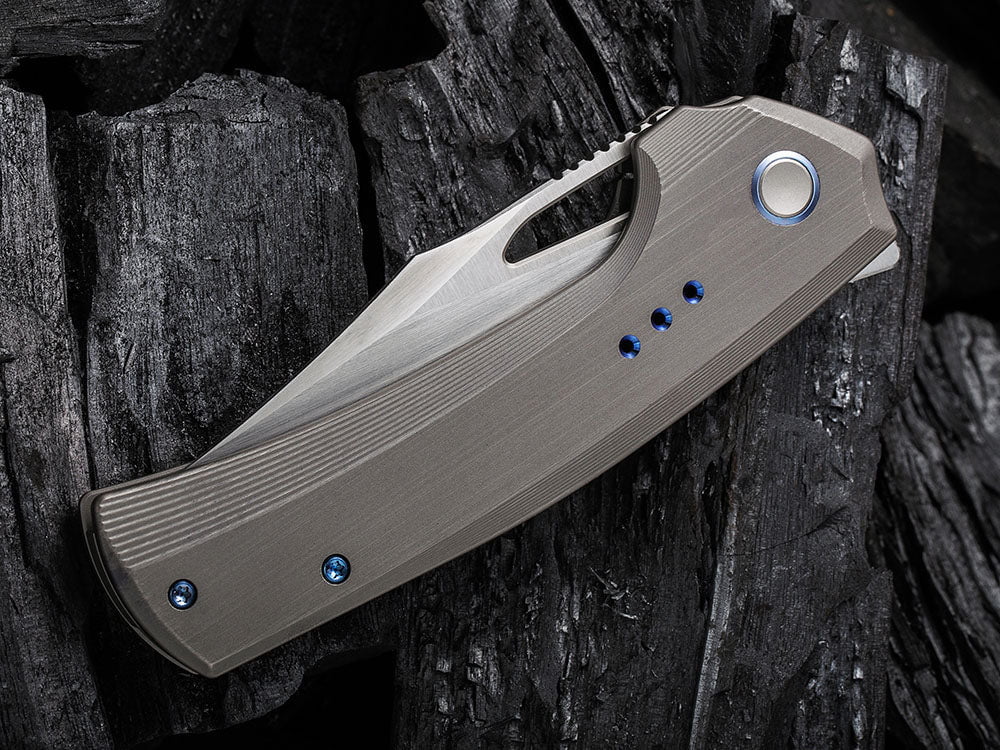 # ** HERE NOW ** WE Knife - WE22040 NEFARIS - 20CV Blade - Titanium Handle - True Talon