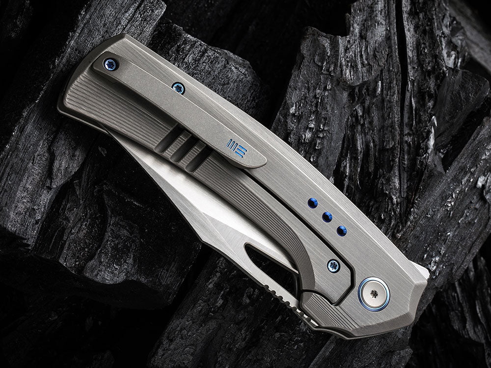 # ** HERE NOW ** WE Knife - WE22040 NEFARIS - 20CV Blade - Titanium Handle - True Talon