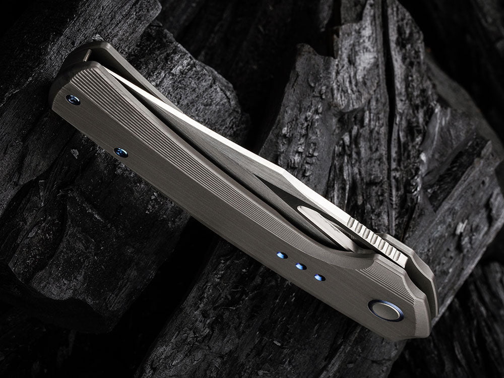 # ** HERE NOW ** WE Knife - WE22040 NEFARIS - 20CV Blade - Titanium Handle - True Talon