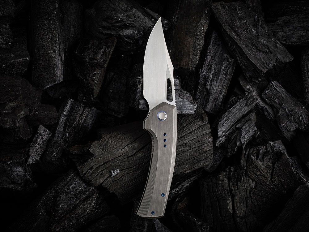 # ** HERE NOW ** WE Knife - WE22040 NEFARIS - 20CV Blade - Titanium Handle - True Talon