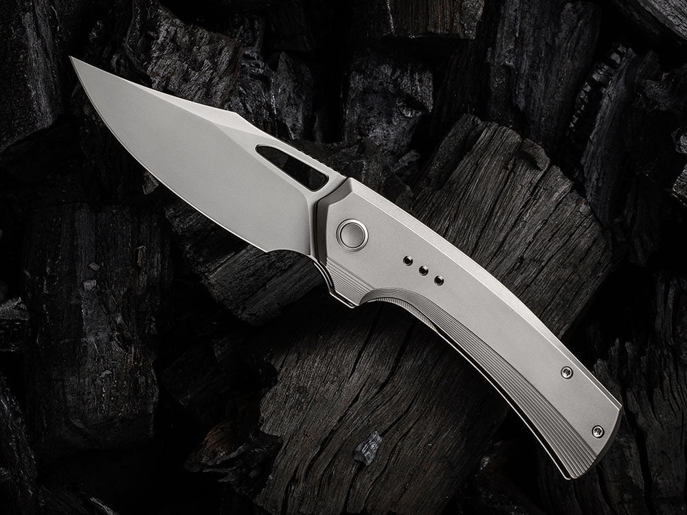 # ** HERE NOW ** WE Knife - WE22040 NEFARIS - 20CV Blade - Titanium Handle - True Talon