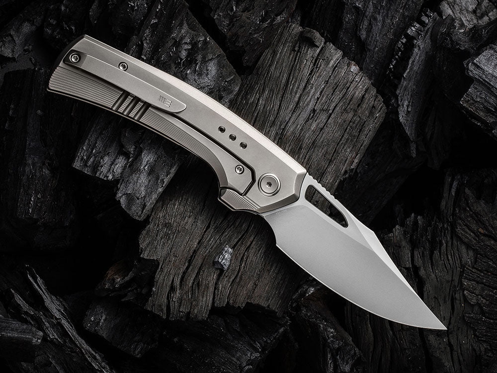 # ** HERE NOW ** WE Knife - WE22040 NEFARIS - 20CV Blade - Titanium Handle - True Talon