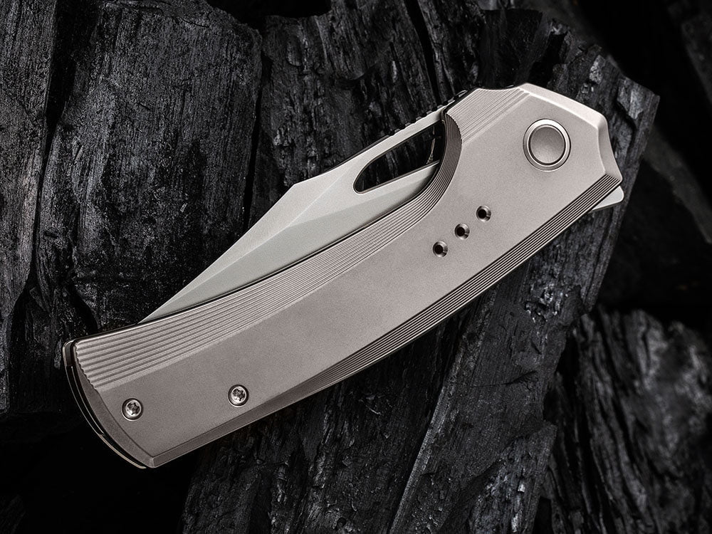 # ** HERE NOW ** WE Knife - WE22040 NEFARIS - 20CV Blade - Titanium Handle - True Talon