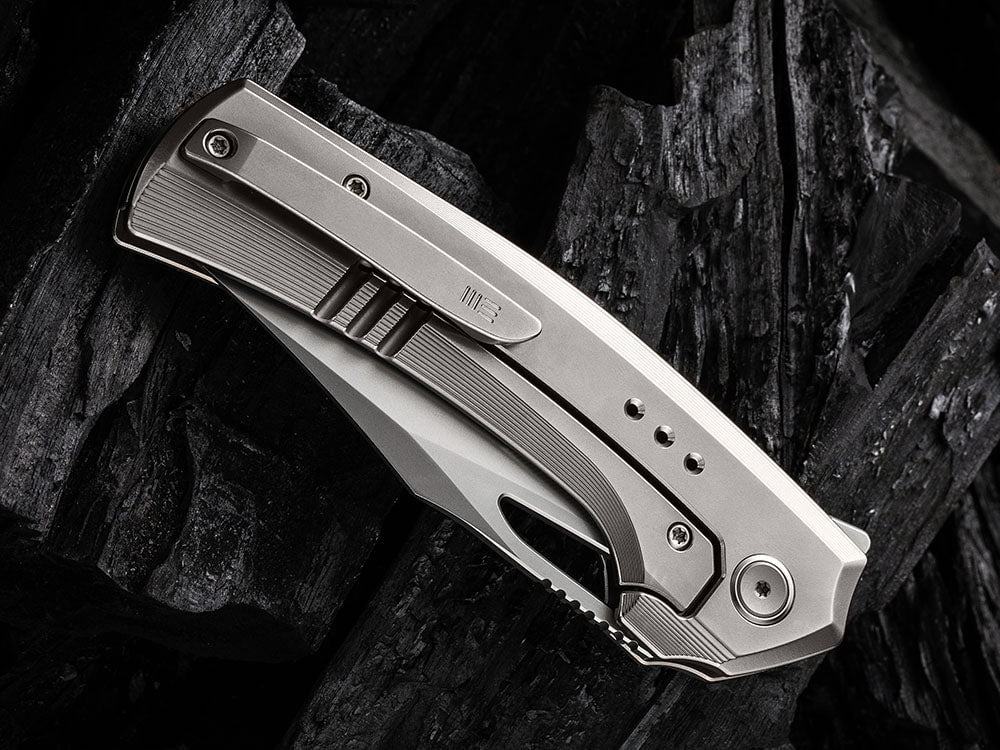 # ** HERE NOW ** WE Knife - WE22040 NEFARIS - 20CV Blade - Titanium Handle - True Talon