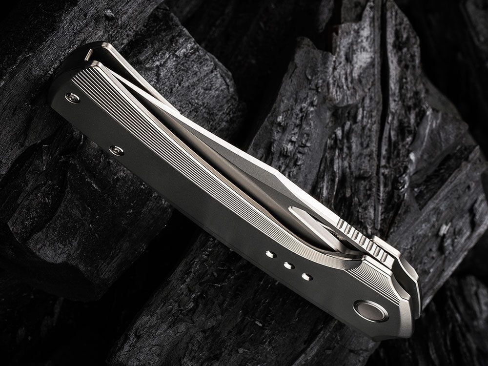 # ** HERE NOW ** WE Knife - WE22040 NEFARIS - 20CV Blade - Titanium Handle - True Talon
