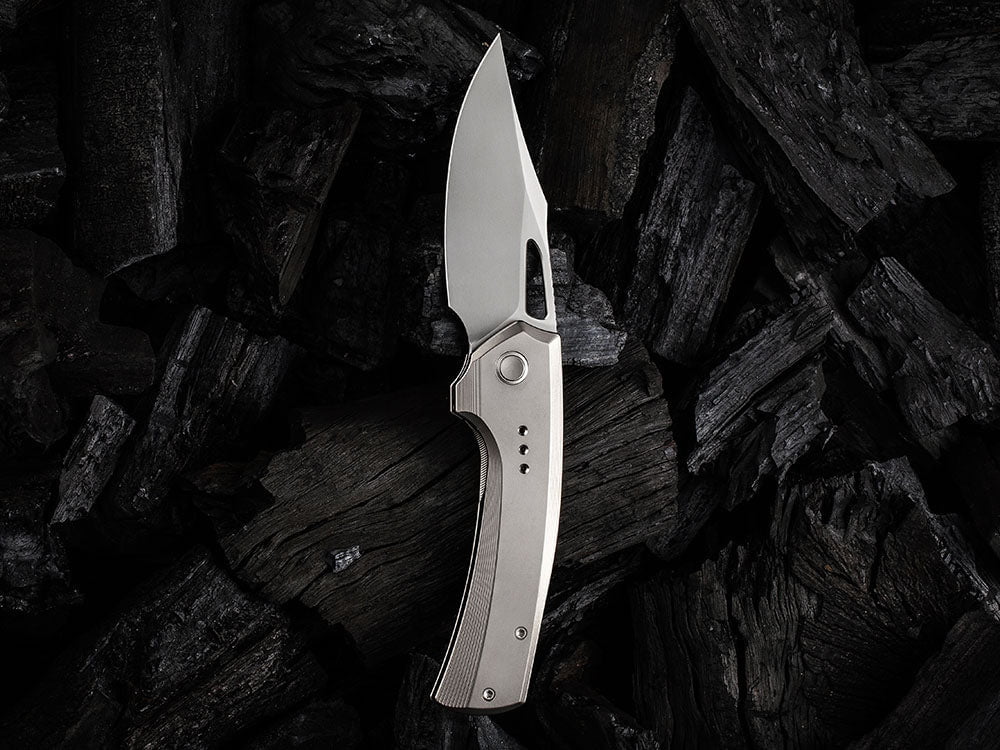 # ** HERE NOW ** WE Knife - WE22040 NEFARIS - 20CV Blade - Titanium Handle - True Talon